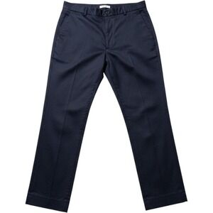 Ralph Lauren Golf Womens Navy Blue Chino Pants Straight Leg Stretch Cotton